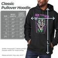 thumbnail image 6 of Men's Batman Joker Ha Ha Frame Pull Over Hoodie Black X Large, 6 of 6