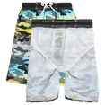 thumbnail image 5 of Quad Seven Boys' Swim Trunks - 2 Pack Quick Dry Board Shorts Bathing Suit (Size: 8-18), 5 of 7