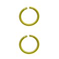 thumbnail image 2 of Anillos de Plástico Methold para Carpetas de Hojas Sueltas 10 Piezas Amarillo Diámetro 27mm, 2 of 6