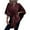 B, variant on Women Fashion Winter Striped V Neck Tassel Wool Sweater Top Blouse Shawl Wraps for Women Black