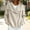 Beige, variant on Brown Lightweight Crochet Pullover Tops Crew Neck Zip‑Up Jacket Quiet Luxury Style, Chunky Knit Texture, Winter Holiday Outfit, Easy Layering Piece, Fall Fashion Staple 3XL