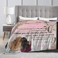 thumbnail image 4 of Yibo Granddaughter Gifts from Grandma Grandpa Blanket Flannel Soft and Comfortable Anti-static Bed Sofa Blanket, 4 of 7