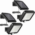 thumbnail image 1 of 2 Pack 56 Led Solar Lights Outdoor With Motion Sensor, Ip65 Waterproof, 120 Lighting Angle, Solar Powered Wall Light compatible Garden With 16.5m Cabl, 1 of 5
