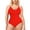 Red, variant on Shapewear, Bodysuit for Women, Tummy Control Bodysuit with Adjustable Straps, Seamless Snatched Body Shaper Thong Backless Cami Fitted Top Summer Clothes for Gym