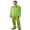 Green Dad, variant on Christmas Pajamas for Family Green Satin Silk Button Down Shirts Pant Jammies Matching Pjs Outfits