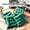 Green, variant on Oaskys 6pc  Chair Cushion Set – Plush Seat Cushions for Dining Chairs, Soft Pads with Adjustable Tie Straps for Living Room & Office
