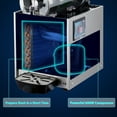 thumbnail image 5 of Rocita Commercial Slushy Machine 12L Single-Bowl Slush Frozen Drink Machine 600W Stainless Steel Margarita Smoothie Maker with Compressor for Restaurant Bar, 5 of 6