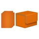 thumbnail image 1 of Caja de baraja de cartas con cierre magnético y capacidad para más de 100 cartas coleccionables. Naranja, 1 of 9