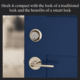 thumbnail image 3 of Level Lock Smart Lock - Touch Edition, Keyless Entry Using Touch, a Key Card, or Smartphone. Bluetooth Enabled, Works with Apple HomeKit - Polished Brass, 3 of 12
