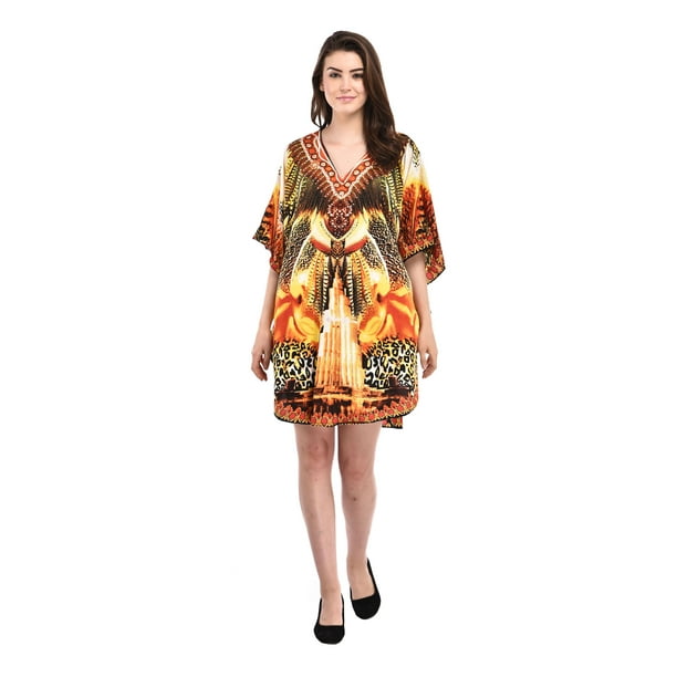 plus size short caftans