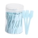 thumbnail image 4 of Espátulas para base de maquillaje, espátulas para mascarillas faciales, fáciles de limpiar, ligeras, lavables, reutilizables para mezclar maquillaje. Azul cielo, 4 of 9