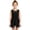 Black, variant on Girls Ballet Leotard Sleeveless Ruffled Edge Ballerina Dress Outfit with Crotch Snap for Dance Ballet(Black/3-4 Years)
