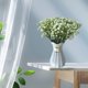 thumbnail image 5 of Ramillete artificial de paniculata – 10 ramas de flores de gypsophila simuladas para ramos de novia, decoración del hogar, arreglos florales y adornos para fotos., 5 of 6
