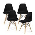 thumbnail image 1 of Set de 4 Sillas Modernas Idea Nuova Eames Minimalista color Negro, 1 of 11