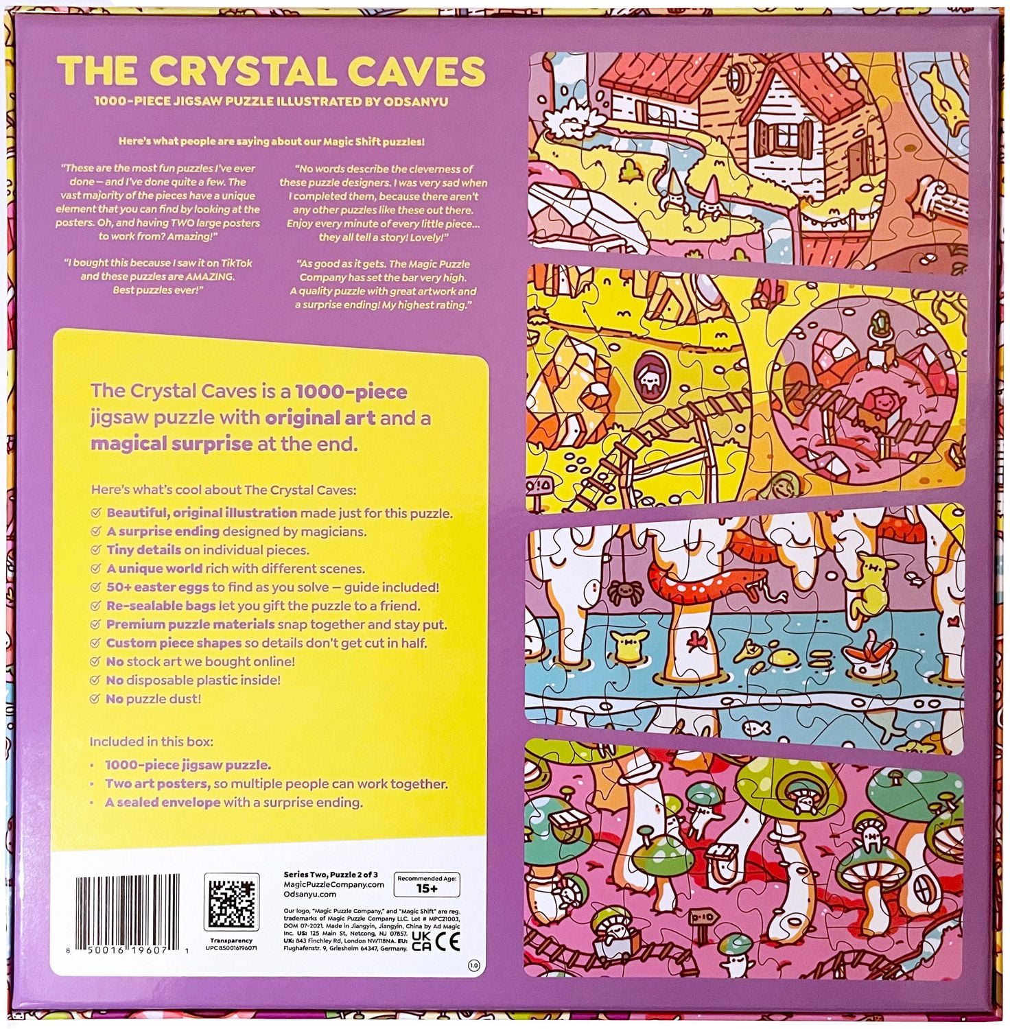The Crystal Caves 1000 Piece Jigsaw Puzzle from The Magic Puzzle Company Series Two