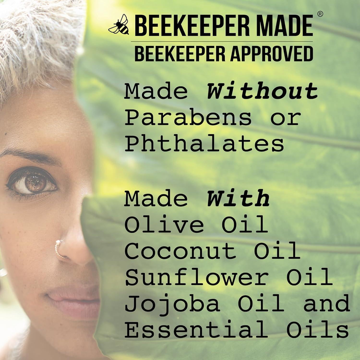Beekeeper Made Natural Castile Soap, No Palm Oil, 1 gallon (Pepperment)