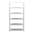 thumbnail image 2 of Greenport 72" Bookcase, Solid Wood with a Brushed White Finish, 2 of 9
