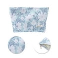 thumbnail image 4 of Unique Bargains 1 Pc Gesang Flower Drawstring Makeup Bag for Vacation Business Travel Polyester blue, 4 of 5