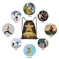 thumbnail image 6 of Balery Golden Glitter And Light Pattern Drawstring Backpack Bag Sport Gym Sackpack Cinch Bags Pattern Drawstring Backpack Bag Sport Gym Sackpack Cinch Bags -Small, 6 of 6