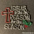 thumbnail image 3 of Glowneon Jesus Is The Reason For The Season Neon Sign, Christmas Quote LED Sign, Cross Neon Light, 3 of 4
