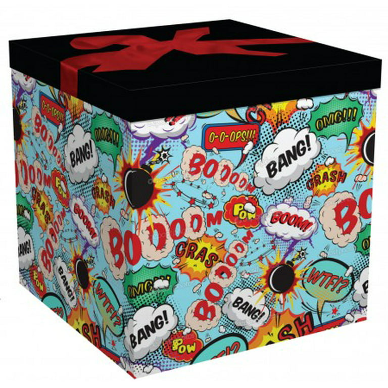 Gift Box 12x12x12 Big Bang Pop up in Seconds comes with Decorative