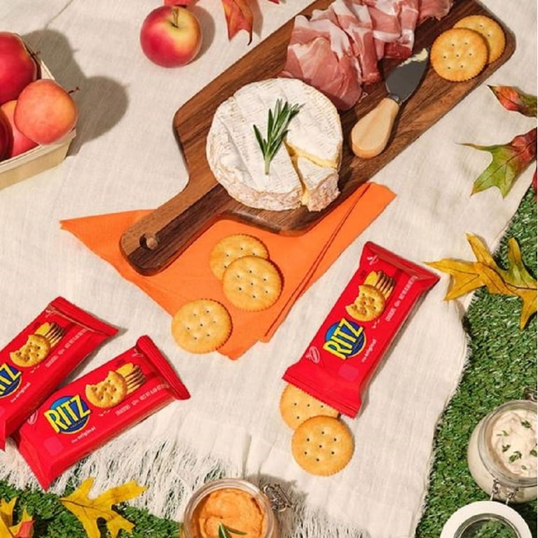 RITZ, Original Crackers, 45 count, 0.68 oz snack packs - Walmart.com