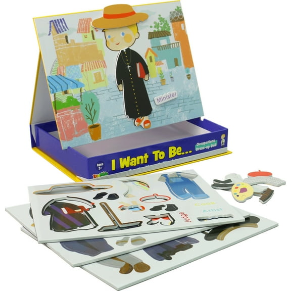 Zummy Educational Kids Creative Magnetic Play Set Patterns & Shapes Learning Toy - I Want to be