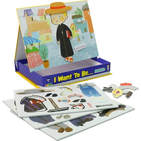 Zummy Educational Kids Creative Magnetic Play Set Patterns & Shapes Learning Toy - I Want to be