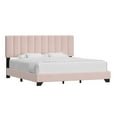 thumbnail image 5 of Reece Channel Stitched Upholstered King Bed, Light Pink, by Hillsdale Living Essentials, 5 of 20