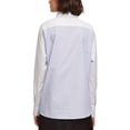 thumbnail image 2 of DKNY Womens Embellished Placket Button Down Blouse, Blue, X-Large, 2 of 2