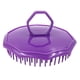 thumbnail image 3 of Peine de champú redondo con plataforma cruzada, cepillo de limpieza y protección para el baño con champú de masaje morado intenso, 3 of 3