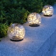 thumbnail image 3 of Luces solares para jardín luces solares para patio bola de cristal bola de cristal solar bola de cristal LED lámpara de tierra solar para bodas fiestas jardín ANGGREK Otros, 3 of 8