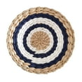 thumbnail image 2 of Cesta tejida para decoración de pared, bandeja tejida, decoración de mimbre de ratán, cesta de pared bohemia para 30 cm estilo A, 2 of 9
