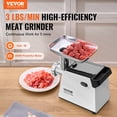 thumbnail image 2 of VEVOR Meat Grinder, 3 Lbs/Min Capacity Electric Meat Grinders with Blade, Grinding Plate, Sausage Maker, Kubbe Kit, Stainless Steel Meat Mincer for Home Kitchen, 2 of 9