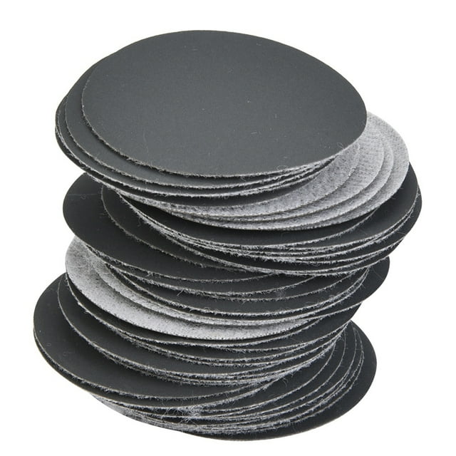 Sanding Paper, Loop 50mm With Four Different Sandpaper Granularity Round Sandpaper, 50pcs Hook For Grinding And Polishing Automobile Manufacture