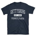 thumbnail image 1 of Gettysburg Pennsylvania Classic Established Men's Cotton T-Shirt, 1 of 1