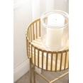 thumbnail image 7 of Kate and Laurel Paynter Modern Two-Piece Shallow Metal Plant Stand Set, 13 x 13 x 26, Gold, Contemporary Decorative Staggered Plant Stands for Succulents and Low, Vining Plants, 7 of 7
