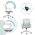 thumbnail image 2 of Silla de Oficina Mundo In Vastra Ejecutiva Ergonomica Mesh Gris Mundo In Vastra, 2 of 8