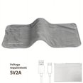 thumbnail image 1 of SNNROO 1pc CozyCare USB Powered Electric Heating Pad  Contemporary Knitted Polyester  Multipurpose All-Season Warmth for Waist  Back  Neck  Shoulders  Machine Washable  No Battery Require, 1 of 7