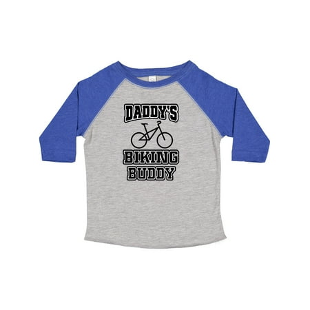 

Inktastic Daddys Biking Buddy Gift Toddler Boy or Toddler Girl T-Shirt