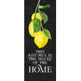 thumbnail image 2 of Reed, Tara 12x24 Black Ornate Wood Framed with Double Matting Museum Art Print Titled - Live with Zest sentiment vertical II-Heart of Home, 2 of 4