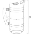 thumbnail image 4 of Basecamp Coffee Press - Double Wall Vacuum Insulated Stainless Steel - Bru-Stop Technology, No Grounds in Coffee, No Spill Lid (Snowflake White, 48 fl.oz), 4 of 4