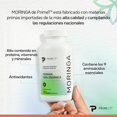 thumbnail image 4 of Primetech Moringa Orgánica, 100 Cápsulas de 500mg. Libre de Transgénicos y alta en proteína con aminoácidos esenciales, vitaminas y minerales que apoyan a la salud, 4 of 4
