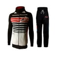 thumbnail image 1 of X-2 Mens Athletic Activewear Full Zip Fleece Color Tracksuit Jogging Sweatsuit, 1 of 2