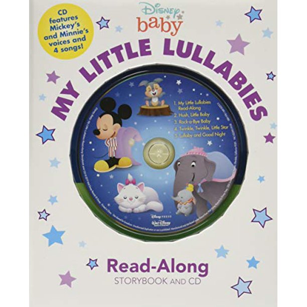 Disney Baby My Little Lullabies ReadAlong Storybook and CD, PreOwned