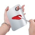 thumbnail image 2 of Paleta mezcladora de maquillaje de 3 uds, paleta de base de Metal de acero inoxidable con espátula, herramienta artística para mezclar base, arte de uñas, 2 of 6