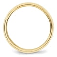 thumbnail image 2 of 10K Yellow Gold Ring Band Wedding Beveled Comfort 6mm Bevel Edge Fit Size 10.5, 2 of 4