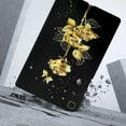 thumbnail image 5 of for Galaxy Tab A7 10.4" 2020 SM-T500 / SM-T505 Floral Pattern Case, Luxury Ultra Slim Flexible Lightweight Anti-Fingerprint Drop Protective Heat Dissipation with Soft TPU Cover, Gold Butterfly Rose, 5 of 8