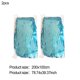 thumbnail image 4 of Foil Fringe Finge Fackdrop Cortina Brillante para La Fiesta () Azul, 4 of 4