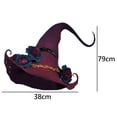thumbnail image 2 of Sombrero De Halloween, Gorra De Cosplay, Mano De Obra Exquisita De Fieltro, Traje Multicolor Para Niños, Gran Decoración, Disfraz De Fiesta, Decoración Hermosa matsuzay AP006791-04, 2 of 6